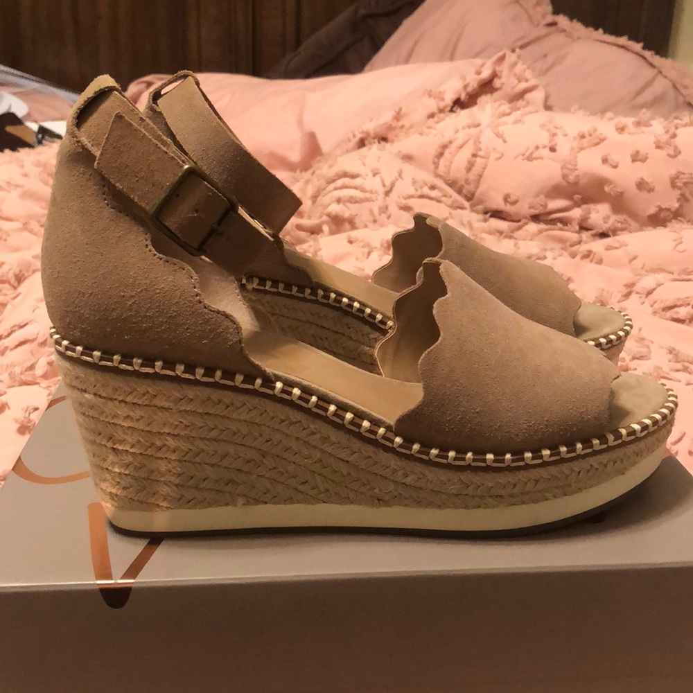 Crown Vintage espadrille wedge heel sandals